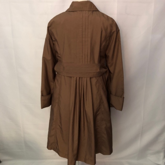 Zara Lightweight Trench Coat.  Brown.  Size Small - Picture 4 of 8